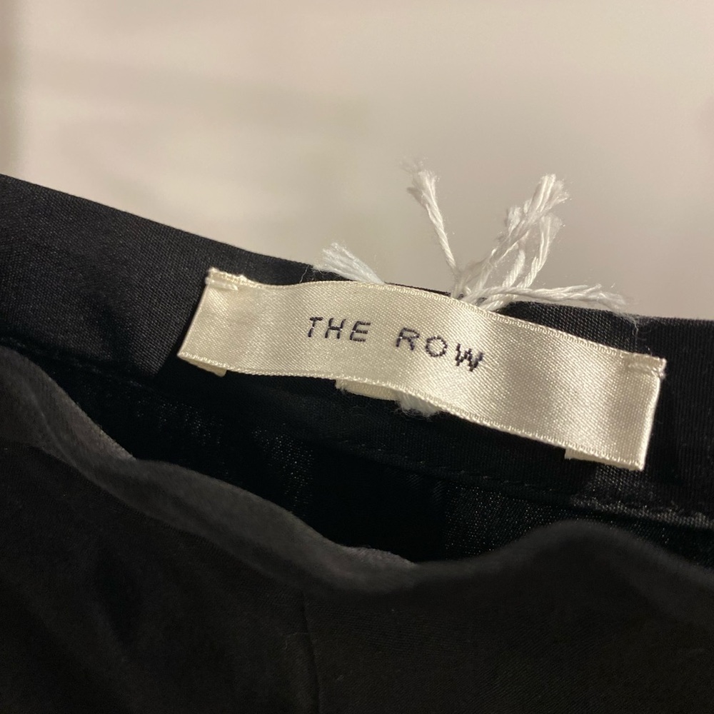 The Row, wide leg wool blend pants, size 8